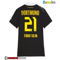 Ženske Nogometnih dresov Borussia Dortmund Fabio Silva #21 Gostujoči 2026-27 Kratki rokavi